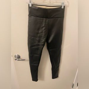 Swiftmay venus leather leggings with fleece lining